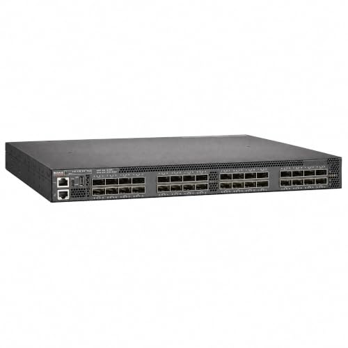Image of Ruckus ICX7850-32Q-E2 32x QSFP28 100G /40G Enterprise Layer 3 Managed Switch, 4GB RAM, 32GB Flash, 1U Rack, AC /DC Power, TAA Compliant, Cloud Care Pre-Configured Bundle Eligible