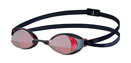 SWANS (スワンズ) 日本製 スイミングゴーグル イグニッション IGINITION-M R/SIL レッド×シルバーミラー レーシング ミラーレンズ Fina承認モデル