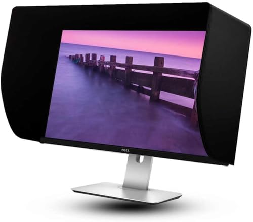 Visière d'affichage antireflet en cuir pour moniteur 23" anti-regard