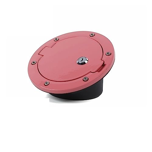Bouchon de réservoir carburant rose avec clé pour Wrangler JK 2007-2017