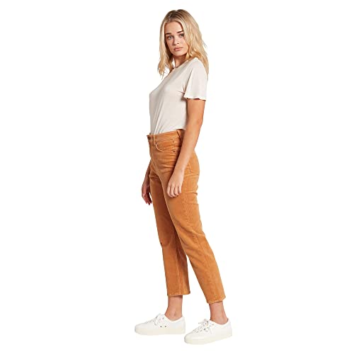 Volcom Women's Stoned High Rise Straight Leg Jean, Camel, 29 X 27 #TOP2