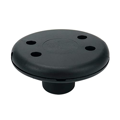 Tsnamay Interruptor de pé preto, interruptor de pé redondo em linha, interruptor de lâmpada de pedal