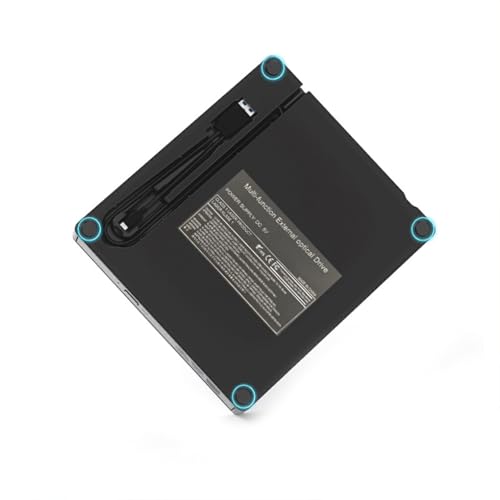 Graveur externe de CD mince portable et lecteur DVD 120mm pour ordinateur - 6