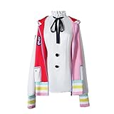 DAZCOS Cosplay Costume Outfit Jacket Dress with Sleeve Cover for Women Halloween
