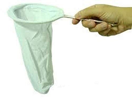 Large Thai Tea Filter Stainless Steel, Traditional Thai Style, Muslin Cotton Strainer #TOP3