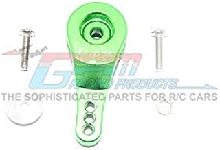 GPM For Traxxas TRX-4 Defender/Tactical Unit/Ford Upgrade Parts Aluminum 23T Servo Horn With Built-In Spring (3 Positioning Holes) - 1Pc Set Green