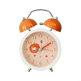 Sonido de alarma fuerte: comienza tu día a tiempo con este reloj despertador de doble campana con un sonido excepcionalmente fuerte, perfecto para aquellos que luchan por levantarse o tienen problemas auditivos leves.