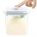 Cozey Daily Formula Dispenser Container with Scraper and Scoop 730g Milk Powder BPA-Free Airtight Formula Storage Container 1700ml - Non-Slip Design