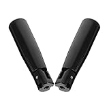 Homoyoyo 2pcs Black Folding Revolving Machine Crank Handles M6 – Foldable Handwheel Grip for Lathe and Industrial Machine Tools, Ergonomic Rotating Handles for Precision Control