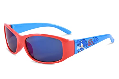 Sonic The Hedgehog Boys Sunglasses For Kids and Glasses Case Set with Carabiner Protective Eyewear for Toddler (Multicolor)4