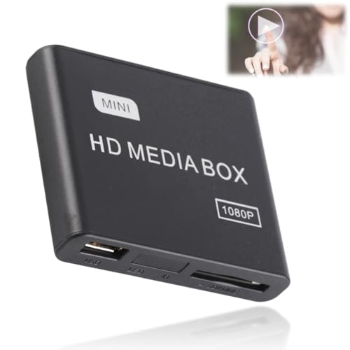 Lettore Multimediale Mini Box Full HD 1080P, Forte compatibilità Decodifica