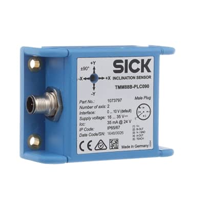 TMM88B-PLC090 Tilt/Angle Sensor,Tilt/Angle Sensor, Analog Output and +/-90deg Range
