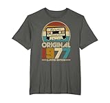 Ya en mundofriki.es: 1977 Vintage Cumpleaños Retro Edición Limitada Hombres Mujer Regalo Camiseta