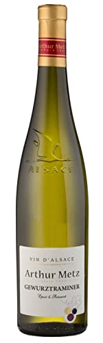 Arthur Metz - Vino bianco Alsace, Gewurztraminer, demi-sec (1 x 0,75 l)