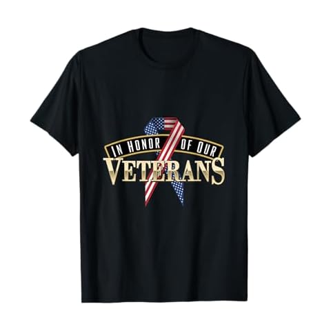 In Honor Of Our Veterans - Veterans Day T Shirt T-Shirt Cover