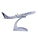 Bswath Model Plane 1:400 Scale Model Dubai B737 Model Airplane Diecast Airplanes Alloy Plane Model for Gift