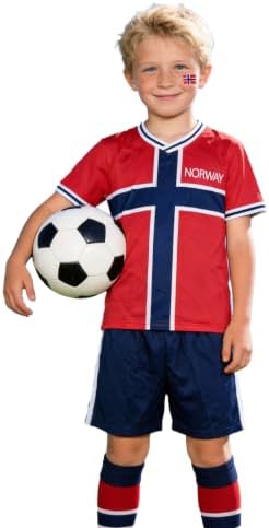 Kids Soccer Jersey- Fan Version Short Sleeve Shirt for Game Day,Training Uniform for Boy and Girls
