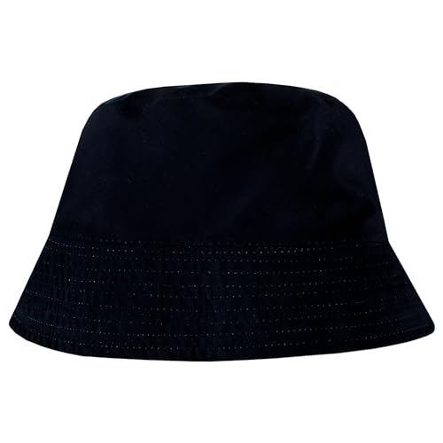 Image of Minecraft Hat, Reversible Kids Bucket Hat, Gaming Apparel, Creeper Merchandise, Black, One Size