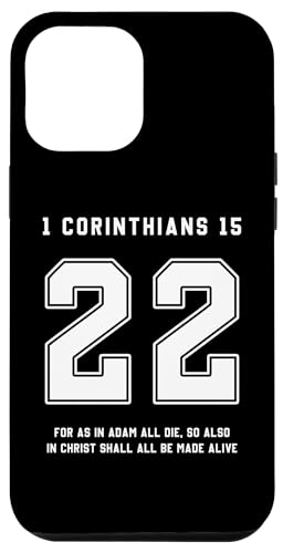iPhone 14 Pro Max 1 Corinthians 15:22 Bible Verse Team Sports Jersey Christian Case