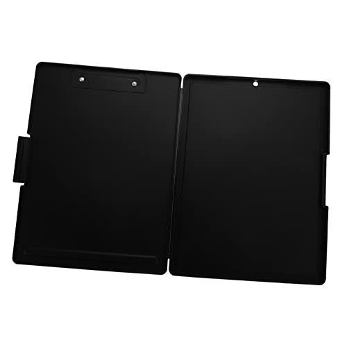 Rangement de fichiers A4 noir pour conférence et prise de notes sur le terrain