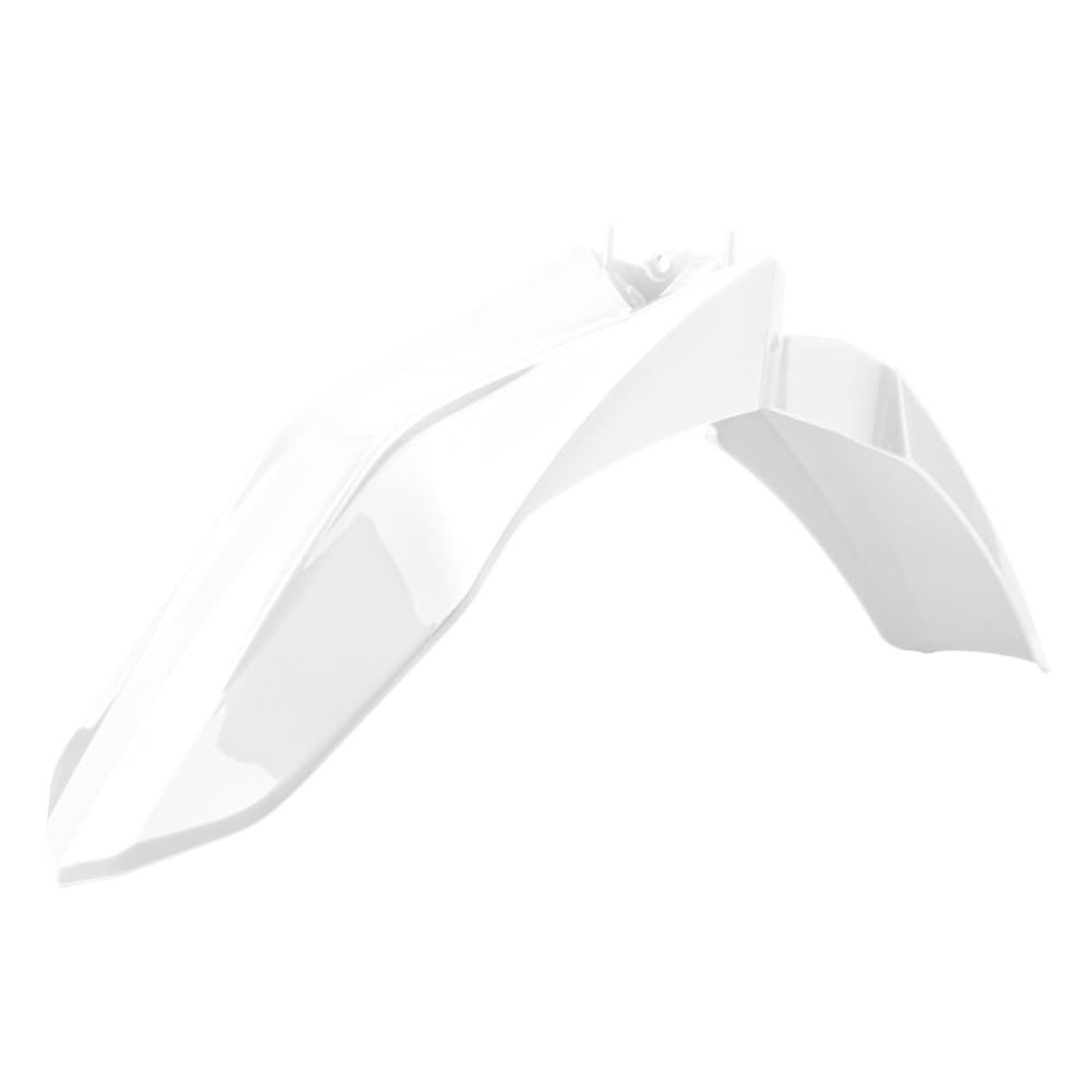 POLISPORT 8684700005 - OEM Replica Front Mud Guards Made of High Gloss Durable and Strong Plastic Fits GAS GAS Motorcycles in White