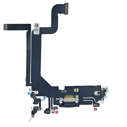 MEEFIX Charging Port Flex Cable Replacement for iPhone 14 Pro Max - USB-C Dock Connector, Microphone, Antenna Assembly Repair Part