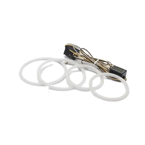 Kit luces LED ojos de ángel Alfa Romeo 147 2005-2010, anillos de luz algodón DRL para faros