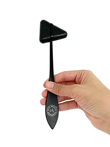 EMI Deluxe Taylor Percussion Reflex Hammer - Tactical Stealth Black - Neurological Reflex Testing Tool for Doctors, Nurses, and Physical Therapists - Image 5