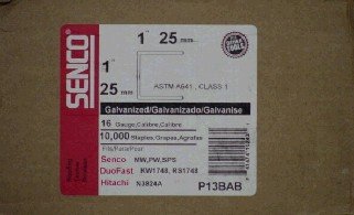 HW STAPLE GAL 1"BX 10000