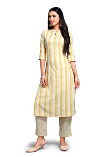Image of Shiv Textiles Women's Cotton Regular Fashion Kurti