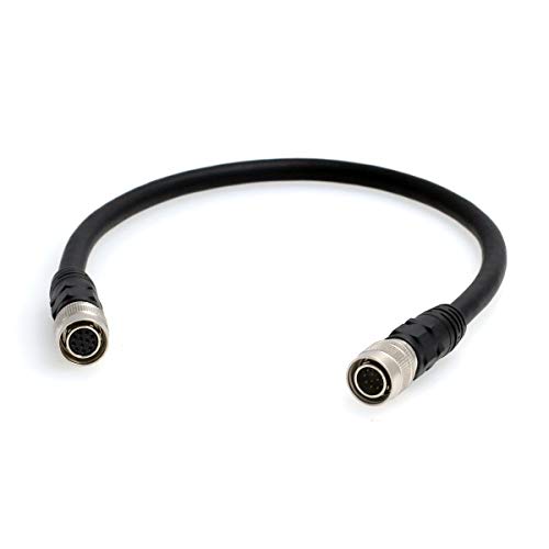 Cable Hirose 12 Pin macho a hembra DXC-950 con conectores de alta resistencia para cámaras