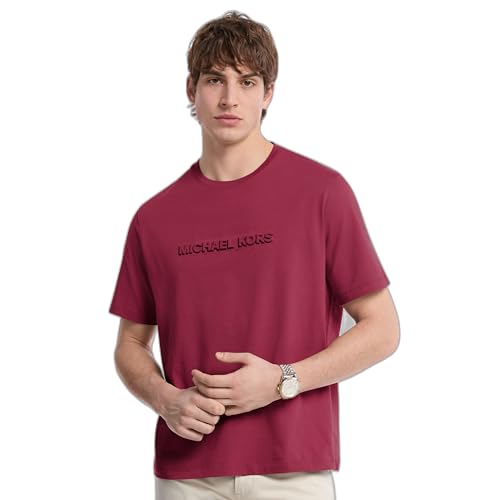 Michael Kors Men's Embossed Shadow Logo Tee