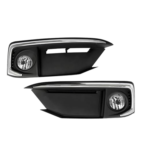 munirater Fog Light Lamp Assembly Passenger and Driver Side Replacement for Civic Coupe/Sedan 2019 2020 with H8 Bulbs+Front Bumper Fog Light Covers+Harness Switch Kit 33950T5RA01, 33950TBAA01 by munirater - Image 2
