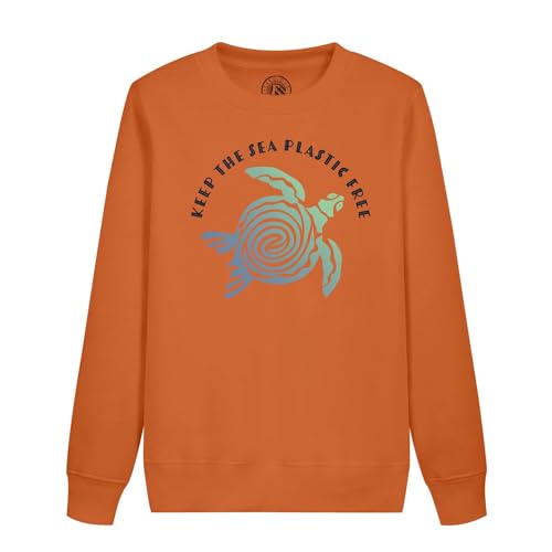 Sweatshirt enfant protection tortue marine pour éveiller la conscience écolo