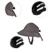 Zxpjkyu Impact-Resistant Cycling Cap for Adults - Unisex Helmet with Stylish Design, Grey