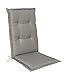 Kettler Polen Wetterfeste Hochlehner Auflage Grau 2350", Made IN Europe, 120 x 50 x 6 cm