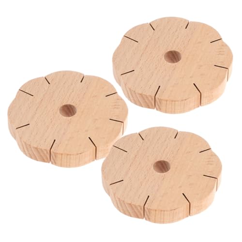 Artibetter Upgrade Your Craft Collection Wooden Bracelet Knitting Disc Knitting Board for DIY Projects