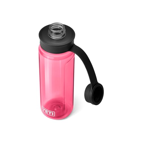 Image of YETI Yonder Water Bottle with Yonder Tether Cap, Lightweight, Leakproof and BPA-Free