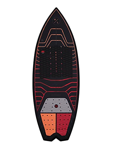 Hyperlite Automatic Wakesurfer 5Ft Black/Red #TOP1