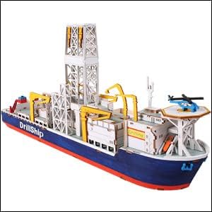 [YOUNGMODELER] Desktop Wooden Assembly Model Kits (Junior Series Drillship) by Young Modeler