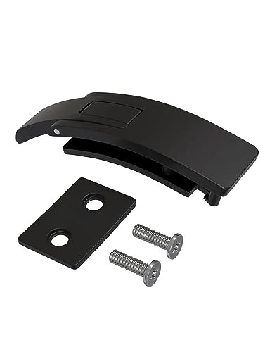 Boucle de levier pour ceinture d'haltérophilie 10mm en acier noir chromé