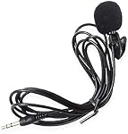 Microphone lavalier 3,5 mm mains libres mini microphone filaire avec clip pour PC, ordinateur portable, tournage vidéo, vidéoconférence, vlogging