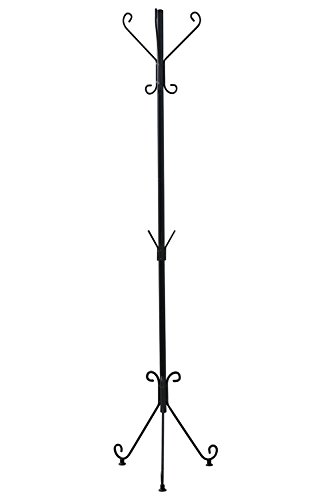 JKプラン ロートアイアン 家具 ポールハンガー ハンガースタンド ハンガー掛け 洋服掛け IRI-0053-BK ブラック