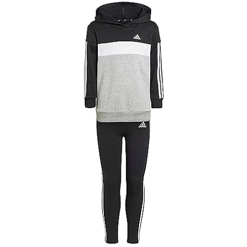 adidas Girl's Tiberio Fleece Leggings Set Cover