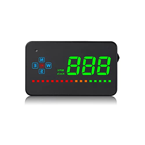 lifcasual HUD Head Up Display universal GPS Velocímetro digital com MPH para carros Velocidade do od
