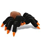 DolliBu Plush Spider Stuffed Animal - Soft Huggable Wild Tarantula, Adorable Playtime Plush Toy, Cute Desert Animals Cuddle Gift for Kids and Adults - 7 Inches