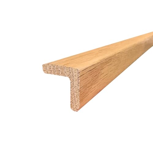 Image of 1x1 Outside Corner Trim Moulding, Real Hardwood, The Millwork Outlet (Clearcoat Red Oak, 94 inch)
