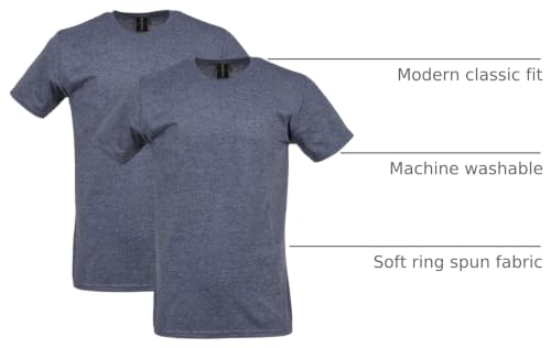 Image of Gildan Adult Softstyle Cotton T-Shirt, Style G64000, Multipack