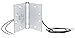 SDC PTH-2-4Q Power Transfer Hinge for Von Duprin, 16 Amp Inrush, 4.5" x 4.5", Satin Chrome