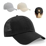 Aucuu Gorra de Béisbol Mujer Cola de Caballo, Ajustable Buckle